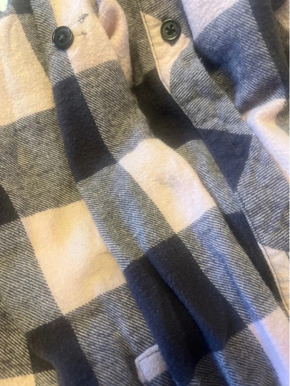 Two piece flannel set champs removable hood 2 long sleeve shirts - Picture 10 of 11